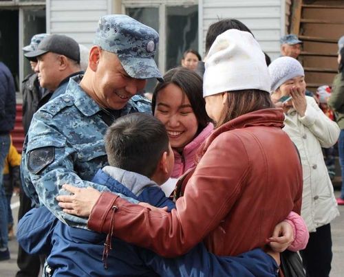 Сводный отряд полиции Тувы отправился в служебную командировку в Северо-Кавказский регион 