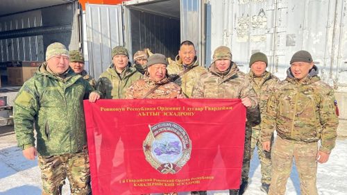 Тывадан гуманитарлыг дузаламчыны алган