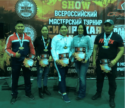 Кызылчане заняли первое место во всероссийских соревнованиях по пауэрлифтингу