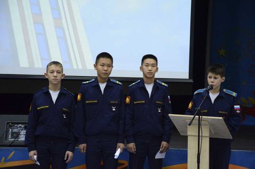 Тувинские кадеты готовятся к юбилею дня Победы