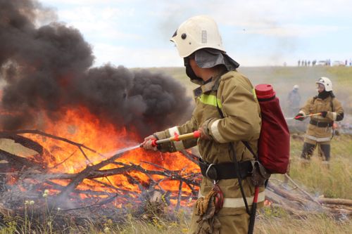 Өртке удур ажылдарны күштелдиреринче кыйгырган