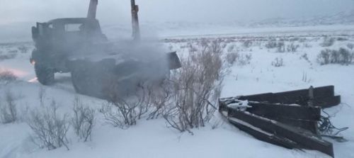 В Барун-Хемчикском районе ведут работы по поддержанию дорог до чабанских стоянок в надлежащем состоянии