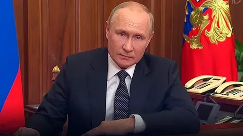 Путин-биле чылды түңнеп