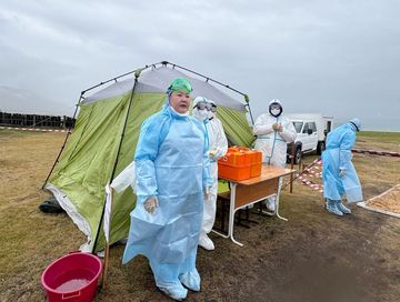 В Туве проведены командно-штабные учения по отработке действий в случае возникновения очага высокопатогенного гриппа птиц