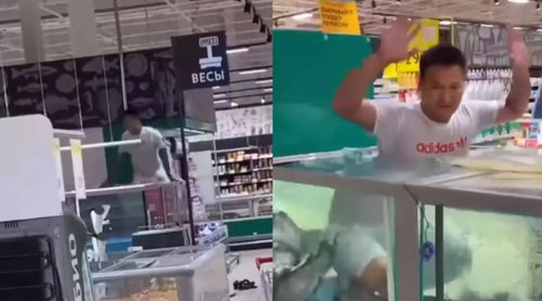 Блогер из Тувы получит иск за купание в аквариуме Красноярского гипермаркета