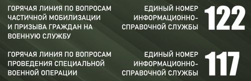 В Минобороны открыт дополнительный номер горячей линии по вопросам проведения СВО - 117