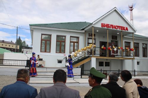 В Чеди-Хольском районе открыли библиотеку, построенную в рамках проекта «Сорунза»