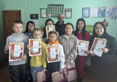 В Туве подвели итоги конкурса детской фотографии «Листопад в лесу»