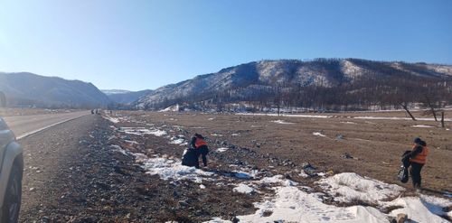 Дорожники Тувы призывают граждан не мусорить на дорогах