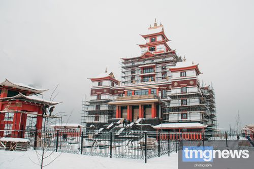 В Кызыле завершаются строительные работы самого большого в России буддийского монастыря «Тубтен Шедруб Линг»