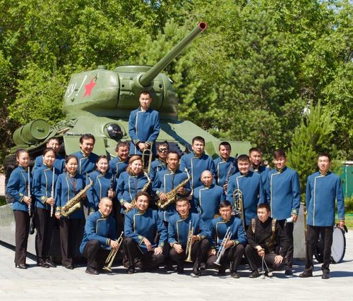 Духовой оркестр в парке