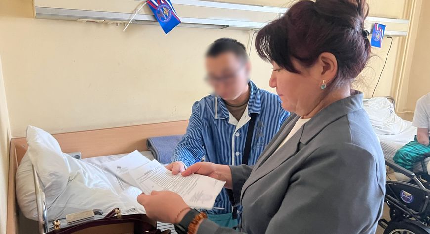 Полпредство Тувы в Москве оказало помощь бойцу в госпитале им. А.А. Вишневского