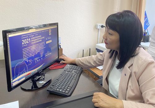 В Туве продолжается предварительное голосование