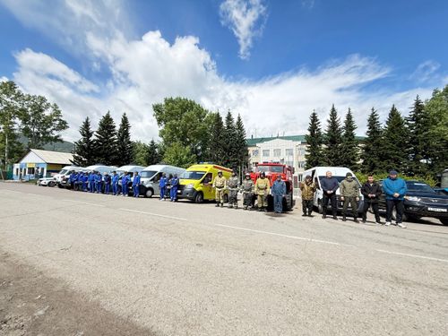 В Тандинском районе прошли учения, посвященные отработке действий при ДТП