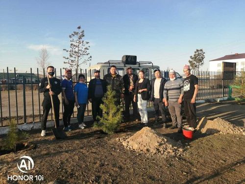 В Туве начали высаживать «Сад памяти»