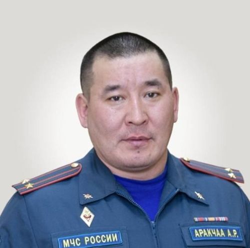 Новый руководитель Центра управления в кризисных ситуациях - подполковник Айдыс Аракчаа