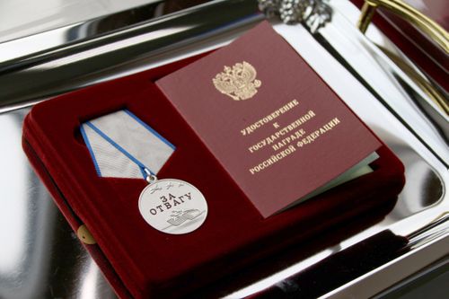 Добровольцы из Тувы удостоены медалей «За отвагу»