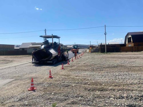 В пгт Каа-Хем благодаря нацпроекту восстановили местные дороги