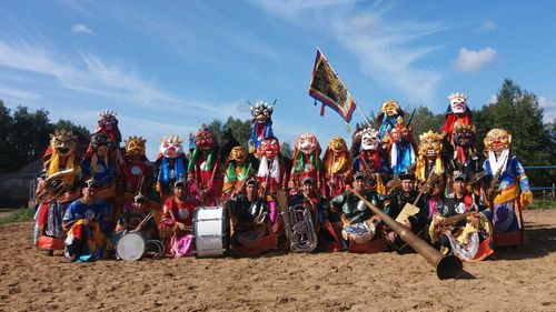 Тувинские духовики приняли участие в параде оркестров в рамках XII Международного военно-музыкального фестиваля «Спасская башня»