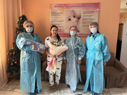 В Ак-Довураке родился первый новорожденный 2026 года