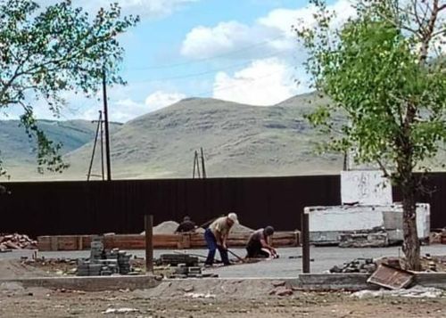 Аржаанның Ада-чурттуң Улуг дайынының киржикчилеринге тураскаалдың шөлүнде