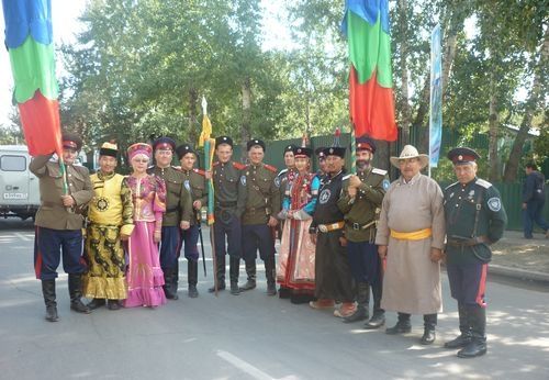 Встреча казаков со школьниками