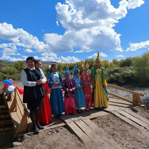 Ещё один народный мост возвели в Тес-Хемском районе Тувы