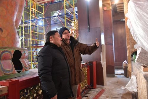 Строительство буддийского монастыря в Кызыле близится к завершению