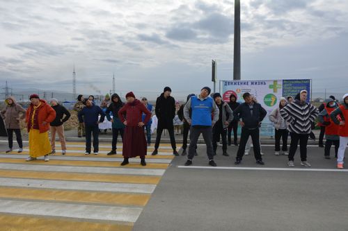 Активные жители республики приняли участие во Всероссийской акции «10 000 шагов к жизни»