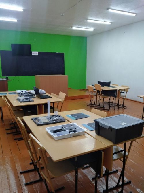 В школе села Бояровка Каа-Хемского района открылся Центр образования «Точка роста»