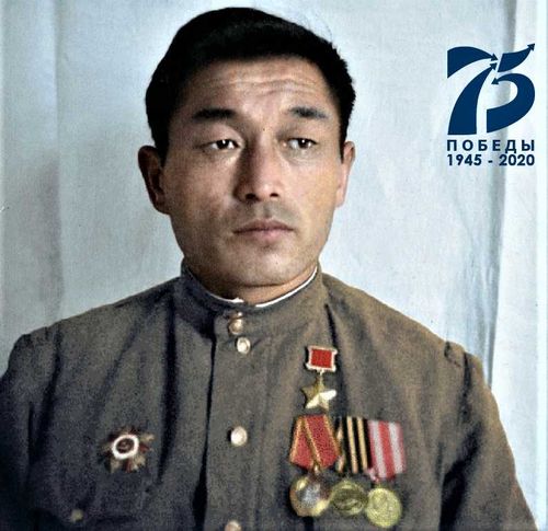 В танке под водой. Чургуй-оол Хомушку. Февраль 1944