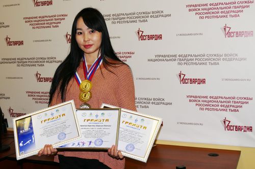 В Росгвардии Тувы служат стойкие женщины