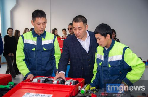 В строительном техникуме Кызыла открылись две учебные мастерские «Молодые профессионалы»