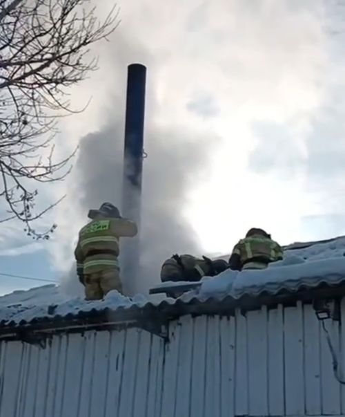 В Дзун-Хемчикском районе потушили пожар в котельной